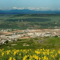 Aerial view of Cochrane