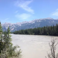 The Athabasca River at Athabasca