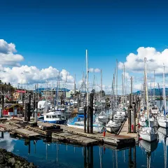 The docks at Campbell River