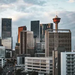 Downtown Calgary towers