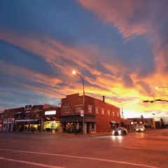 Main street in Olds