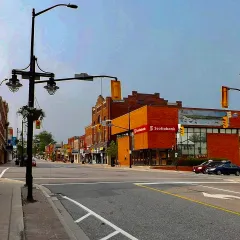 James Street in downtown Parry Sound