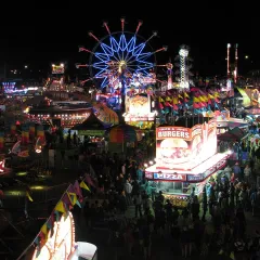 The midway at the Vermilion Fair