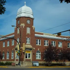 The old post office in downtown Lloydminster