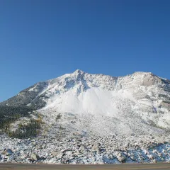 The Frank Slide in Crowsnest Pass