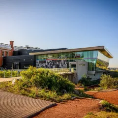 The Galt Museum & Archives in Lethbridge at sunrise
