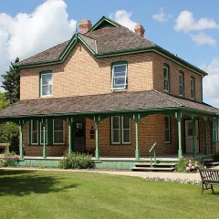 The historic Dr. Henry George residence in Innisfail