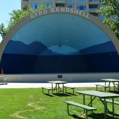 The Gyro Park bandshell in Penticton