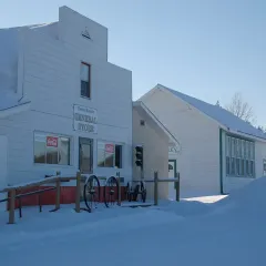 The store at the Drayton Valley Historical Society museum