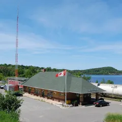 The railway station in Huntsville