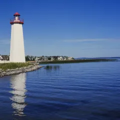 The Sylvan Lake lighthouse
