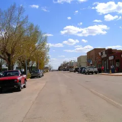 Main street in Carstairs