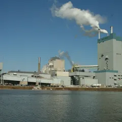 The paper mill in Dryden