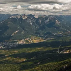 Golden seen from the Purcell Mountains