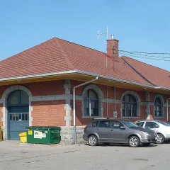 The VIA Rail station in Cobourg