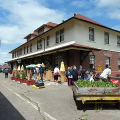 The railway station in Smithers