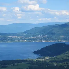 Salmon Arm and the Salmon Arm of Shuswap Lake