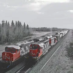 Canadian National locomotives at Edson